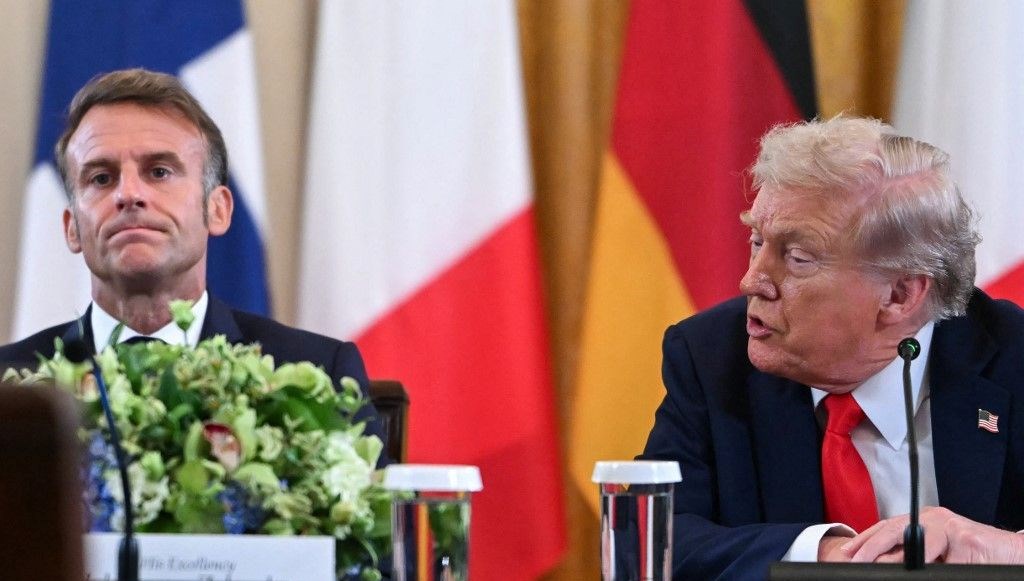 polis trumpin konvoyu icin yanlislikla macronun aracini durdurdu SO14fSWa