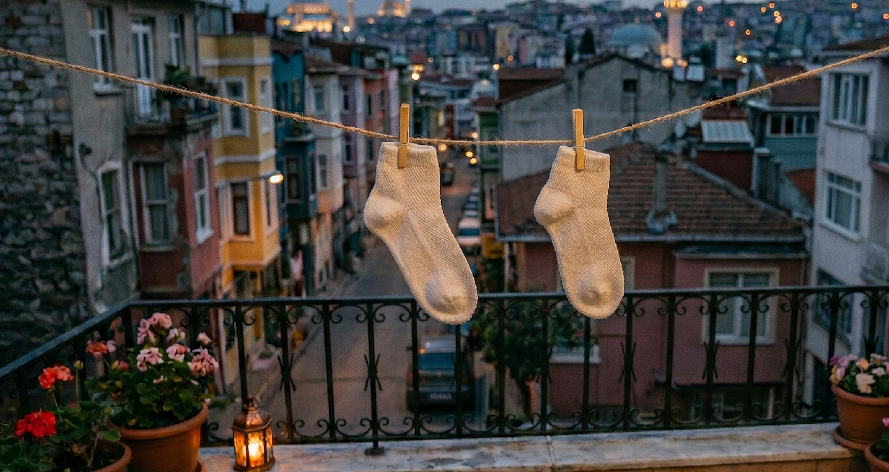 5 Mayıs Akşamı Hıdırellez için Balkona Çorap Asma Geleneği